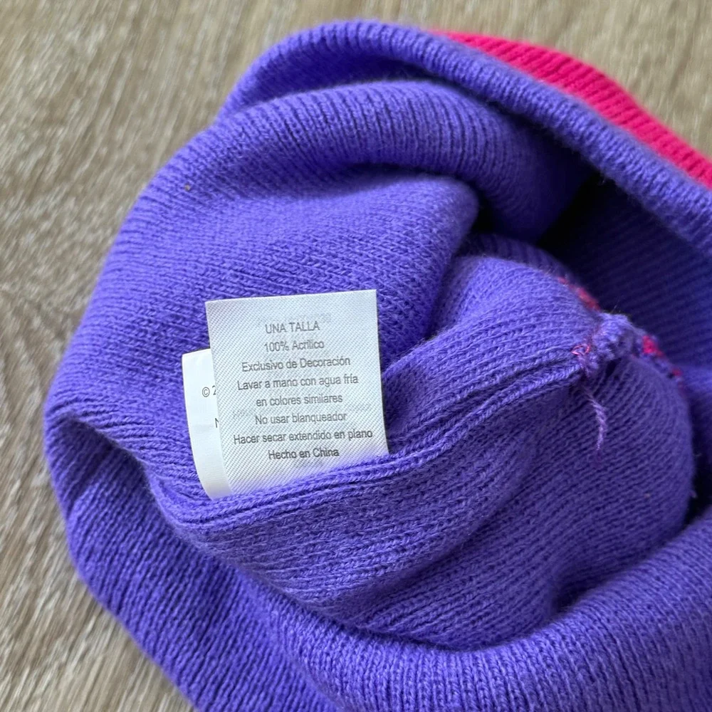 My Little Pony Best Friends Pink Pom Winter Beanie Hat Hasbro 2014 Girls OSFM